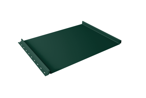 Кликфальц Grand Line 0,5 PE с пленкой на замках RAL 6005 зеленый мох