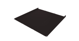 Фальц двойной стоячий Line Grand Line 0,5 Velur X с пленкой на замках RAL 9005 черный