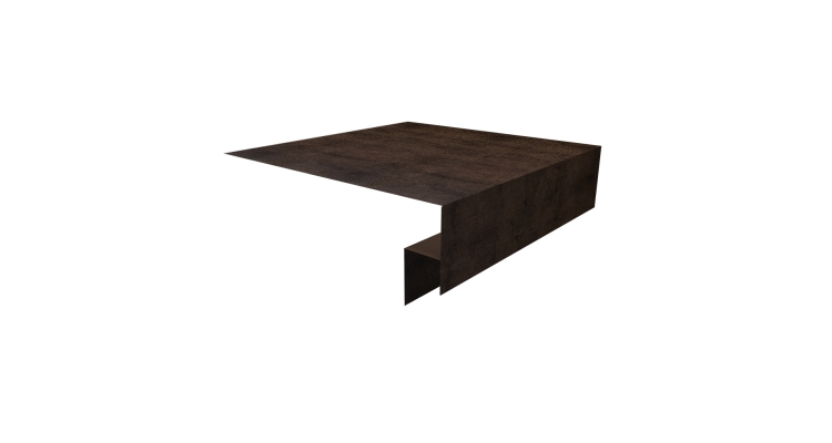 Планка околооконная сложная Экобрус Grand Line 200х50х25 0,45 Print Elite Antique Wood TwinColor (2м)