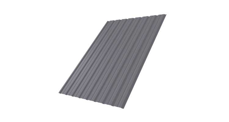 Профнастил С10В 0.4 PE RAL 7004 сигнальный серый