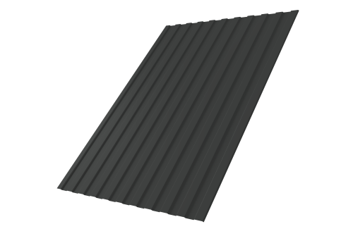 Профнастил С8А 0,45 Drap TX RAL 7016 антрацитово-серый