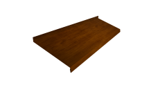 Отлив простой 200 0,45 Print Premium Golden Wood Intense FTC (2м)