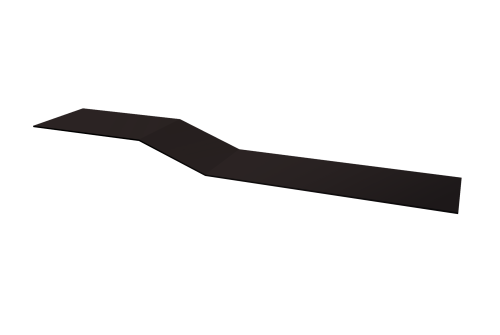 Планка крепежная фальц Grand Line 0,5 Drap TX RAL 9005 черный (2м)