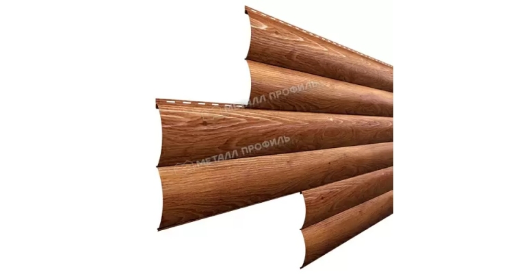 Сайдинг Металл Профиль Woodstock-28х330 (ECOSTEEL_T-01-ЗолотойДуб-0.5)