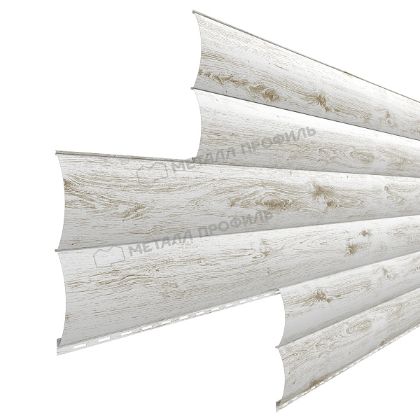 Сайдинг Металл Профиль Woodstock-Т-28х330 (ECOSTEEL_MA-01-Беленый Дуб-0.5)