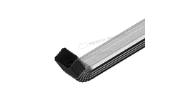 Труба водосточная с коленом Металл Профиль БЮДЖЕТ 76х102х1000 Цинк