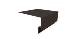 Планка околооконная сложная Экобрус Grand Line 250х75х25 0,45 PE с пленкой RR 32 темно-коричневый (2м)