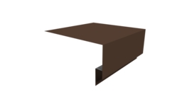 Планка околооконная сложная Экобрус Grand Line 250х75х25 0,45 Drap ST RAL 8017 шоколад (3м)