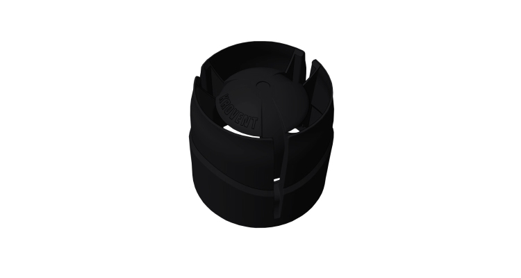 Колпак Krovent Hupcap 110 new черный