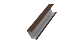 Крышка жалюзи Milan,Tokyo 0,45 Drap RAL 8017 шоколад (2м)