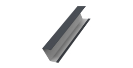 Крышка жалюзи Milan, Tokyo для калиток, ворот 0,45 Drap RAL 7024 мокрый асфальт (2,5м)