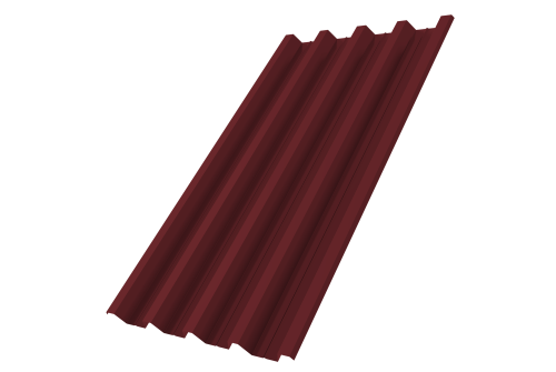 Профнастил Н60 R 0.7 PE RAL 3005 красное вино